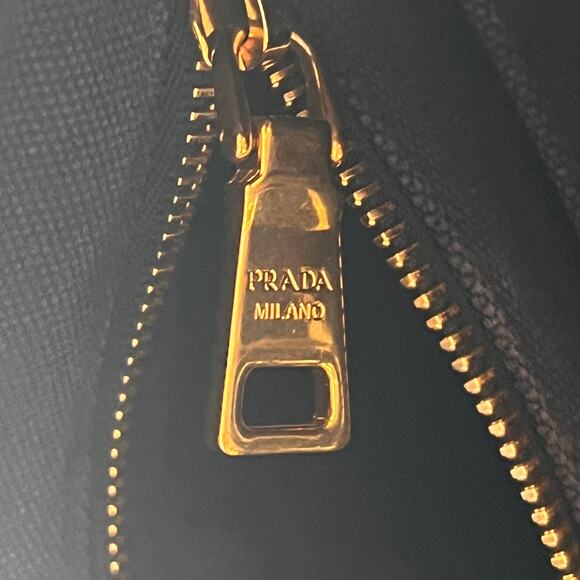 PRADA Canapa Navy Blue Medium Tote - Picture 13 of 14